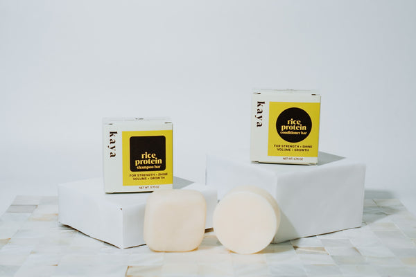 Rice Haircare Gift Set - Shampoo and Conditioner Bar